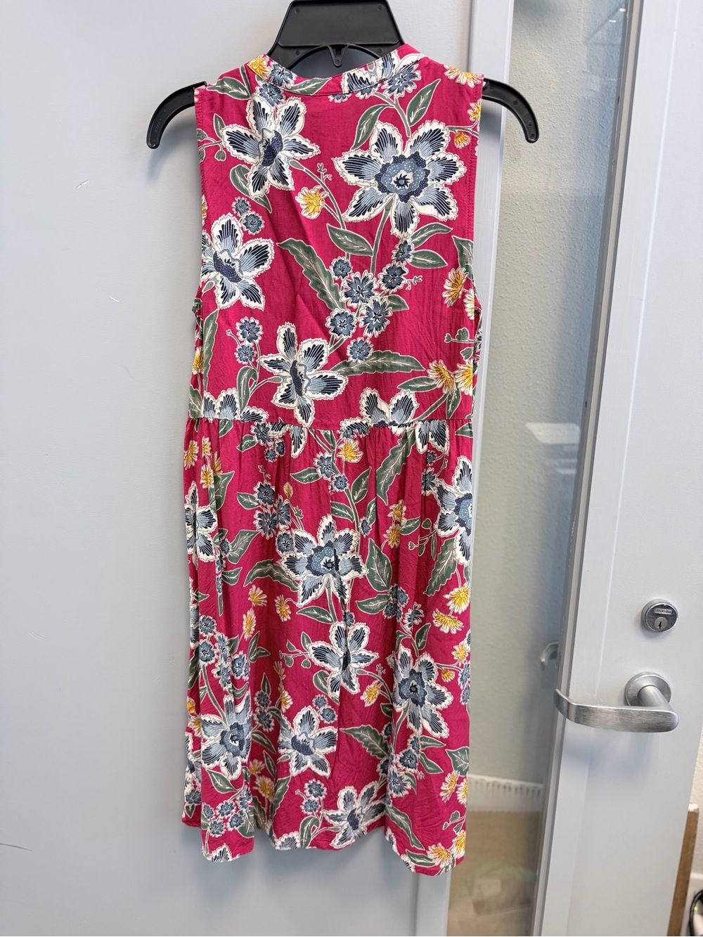 So ' Pink Floral Sleeveless One-Piece Dress